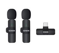SENXIN Clip on Live Microphone K9 for Android TypeC is Suitable for TIK Tok, Facebook, YouTube Live, Short Video Recording Mini mic Make The Sound Clearer