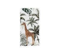 senya Tropical Giraffe Hand Towel Ultra Soft Luxury Towels for Bathroom 30"x15"