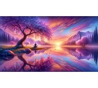 Senyanr Large Square Drill Diamond Painting Kits,Meditation Wonderland DIY Big Diamond Painting 50x110cm,5D Diamond Art Kits for Adults,Crystal Rhinestone Arts and Crafts,Home Wall Decor Gift