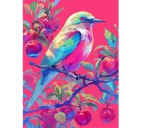 Senyanr Paint by Numbers for Adults Abstract Animal,Paint by Numbers Canvas Kits,DIY Oil Painting Kits with Brushes Acrylic Pigment Drawing Paintwork for Home Decor 55x70cm(with Frame)