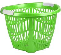 Senyayla Elite Deep Round Laundry Basket 49 x 45 x 35cm (Green)