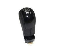 Senyoi 12MM 5/6 for Speed Car Gear Shift Knob Gearstick Gaiter for A5 A6 20042012(Black,6 Speed)