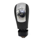 Senyoi 12MM 5/6 for Speed Car Gear Shift Knob Gearstick Gaiter for A5 A6 20042012(Silver,6 speed)