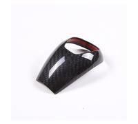 Senyoi Carbon Fiber Gear Shift Knob Cover Gearshift Shifter Sticker for M3 M5 M6 Interior Accessories(Black)