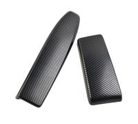 Senyoi For Mercedes for Benz GLK X204 2008-2015 2Pcs ABS Carbon Fi-ber Car Center Armrest Box Panel Cover