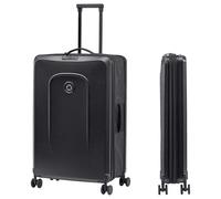 Senz Foldaway by Large Check in Trolley Pure Black One Size Unisex, Pure Black, One Size, Casual