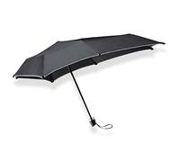 Senz ° Mini Foldable Storm Umbrella Black Reflective, Black Reflective, S
