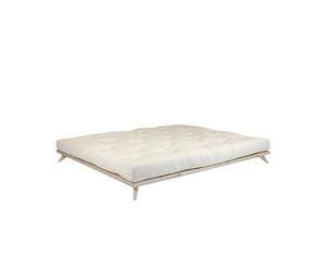 Senza Bed Frame 140x200 Clear Lacquered Pine