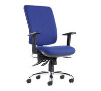 Senza Ergo 24hr ergonomic asynchro task chair - blue