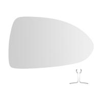 SENZEAL Wing Mirror Glass Driver Side with Heated Base for Vauxhall Corsa D 2006-2014 Corsa E 2014-2020 1426558 (Right)