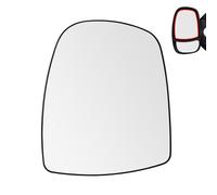SENZEAL Wing Mirror Glass Heated Upper Left Passenger Side for Renault Trafic MK2 Vauxhall Vivaro A Nissan Primastar 2001-2014 9636600QAH (Left)