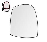 SENZEAL Wing Mirror Glass Heated Upper Right Driver Side for Renault Trafic MK2 Vauxhall Vivaro A Nissan Primastar 2001-2014 9636500QAK (Right)