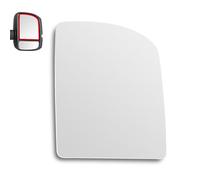 SENZEAL Wing Mirror Upper Glass Driver Side with Heated Base for VW Volkswagen Crafter 2017-2024 (Right)