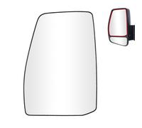 SENZEAL Wing Mirror Upper Glass Heated Left for Ford Transit Custom 2012-2022 Passenger Side Door Mirror Replacement BK2117K741BB 1766587 (Left)