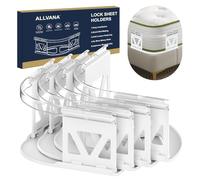 SenZjx Bed Sheet Holder Heavy Duty Bed Sheet HoldersAnti-Slip Pads for Corners, Secure Bed Sheets Firmly in Place, Heavy Duty Straps for No More Loose Sheets, Easy Installation for All Mattress Sizes