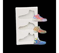 Senzooe Sports Basketball Shoes Silicone Mould Cake Chocolate Men's Theme Decoration