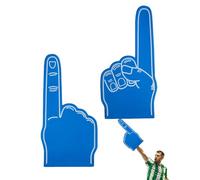 SENZZ Giant Foam Finger, Gladiators Foam Finger, 18 Inch Single Finger Cheer Gloves, Sports Fan Foam Finger, Blank Foam Hand, We're Number 1 Foam Hand, Pointing Finger, Cheerleading Props for Sports