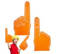 SENZZ Giant Foam Finger, Gladiators Foam Finger, 18 Inch Single Finger Cheer Gloves, Sports Fan Foam Finger, Blank Foam Hand, We're Number 1 Foam Hand, Pointing Finger, Cheerleading Props for Sports