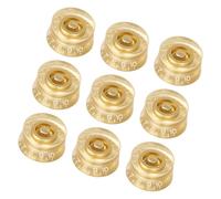 Seo of 9 Guitar Control Knobs Texture Replacement Cap for Volumes and Tone Electric Guitar and Basses ABS Knob