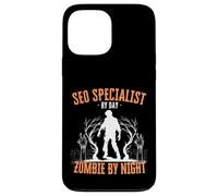 SEO Specialist by Day Zombie by Night Funny Halloween Creepy Case for iPhone 13 Pro Max
