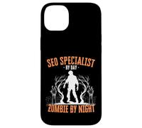 SEO Specialist by Day Zombie by Night Funny Halloween Creepy Case for iPhone 14 Plus