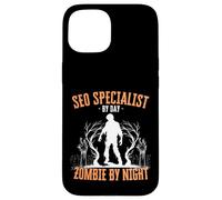 SEO Specialist by Day Zombie by Night Funny Halloween Creepy Case for iPhone 15