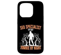 SEO Specialist by Day Zombie by Night Funny Halloween Creepy Case for iPhone 15 Pro