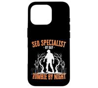 SEO Specialist by Day Zombie by Night Funny Halloween Creepy Case for iPhone 16 Pro