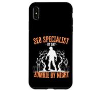 SEO Specialist by Day Zombie by Night Funny Halloween Creepy Case for iPhone XS Max
