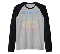 SEO Specialist Raglan Baseball Tee