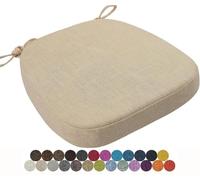 seokor Chair Cushion Kitchen, Memory Foam Chair Pads, 40x38/43x40/43x42cm with Ties Non-Slip Chair Pads，Outdoor Indoor Seat Cushion for Dining Office Garden Chair(Color10,40x38x8cm)