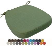 seokor Chair Cushion Kitchen, Memory Foam Chair Pads, 40x38/43x40/43x42cm with Ties Non-Slip Chair Pads，Outdoor Indoor Seat Cushion for Dining Office Garden Chair(Color16,43x40x8cm)