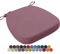 seokor Chair Cushion Kitchen, Memory Foam Chair Pads, 40x38/43x40/43x42cm with Ties Non-Slip Chair Pads,Outdoor Indoor Seat Cushion for Dining Office Garden Chair(Color26,40x38x3cm)