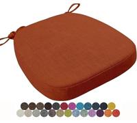 seokor Chair Cushion Kitchen, Memory Foam Chair Pads, 40x38/43x40/43x42cm with Ties Non-Slip Chair Pads，Outdoor Indoor Seat Cushion for Dining Office Garden Chair(Color21,43x40x5cm)