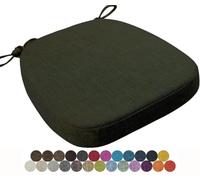 seokor Chair Cushion Kitchen, Memory Foam Chair Pads, 40x38/43x40/43x42cm with Ties Non-Slip Chair Pads，Outdoor Indoor Seat Cushion for Dining Office Garden Chair(Color19,40x38x8cm)
