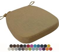 seokor Chair Cushion Kitchen, Memory Foam Chair Pads, 40x38/43x40/43x42cm with Ties Non-Slip Chair Pads，Outdoor Indoor Seat Cushion for Dining Office Garden Chair(Color6,40x38x8cm)