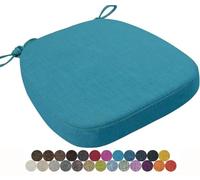 seokor Chair Cushion Kitchen, Memory Foam Chair Pads, 40x38/43x40/43x42cm with Ties Non-Slip Chair Pads,Outdoor Indoor Seat Cushion for Dining Office Garden Chair(Color23,43x42x8cm)