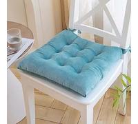 seokor Seat Pads Dining Chairs, Luxury Chair Cushions 40×40cm/45×45/50x50cm Thick Chair Pad Soft And Comfortable Breathable Seat Cushions，With Ties For Indoor Outdoor Office(A3,45x45cm/17.7x17.7in)