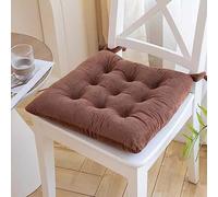 seokor Seat Pads Dining Chairs, Luxury Chair Cushions 40×40cm/45×45/50x50cm Thick Chair Pad Soft And Comfortable Breathable Seat Cushions，With Ties For Indoor Outdoor Office(A4,40x40cm/15.74x15.74in)
