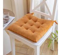 seokor Seat Pads Dining Chairs, Luxury Chair Cushions 40×40cm/45×45/50x50cm Thick Chair Pad Soft And Comfortable Breathable Seat Cushions，With Ties For Indoor Outdoor Office(A11,45x45cm/17.7x17.7in)