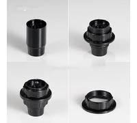 Seoncoeng Support de Lampe en spirale, 2 pièces, Petit Socle à vis E12, raccords de Lampe(E12 Single Ring)