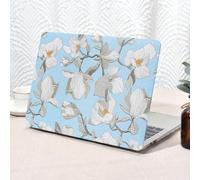 Seorsok Compatible with MacBook Pro 13inch Case M2 2023,2022,2021-2016 A2338 M1 A2251 A2289 A1989 A1708 A1706,Blooming Woven Floral Pattern Leather Plastic Hard Shell Case&Keyboard Cover,RoyalBlue