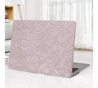 Seorsok Compatible with MacBook Pro 14 inch Case 2026 2025-2021 M5 M4 M3 A3426 A3427 A3434 A3112 A3185 A3401 M2 A2779 A2442,Leaves Flowers Leather Plastic Hard Shell Case&Keyboard Cover,Purple Floral