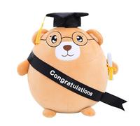 seOSTO Graduation Bear 12 Inch/30cm Graduation Gifts for Her for Him Graduation Teddy Presents, Cute Plush Bear with Scroll and Hat