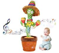 seOSTO Volume Adjustable Singing Dancing Cactus Toy Repeat What You Say