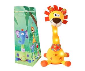 seOSTO Volume Control Singing Dancing Lion Toy Repeating Baby Toys, Talking Lion Speaking Toy for Baby Toddler Encourage Speech, Birthday Gifts for Kids 1 2 Year Old Boys Girls