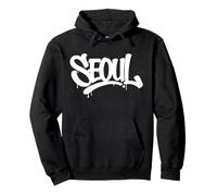 Seoul Graffiti City Street Art Handstyle South Korea Pullover Hoodie