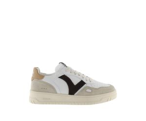 Seoul leather and suede effect sneakers Victoria Marron 36