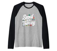 Seoul Love Quotes Seoul Is My Therapy Love Seoul Raglan Baseball Tee