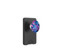 Seoul Night Street Vibrant Blossoms Cyberpunk Korea Art PopSockets PopWallet for MagSafe